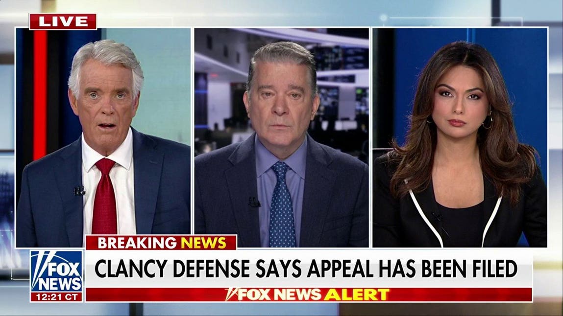 Clancy defense says appeal has been filed