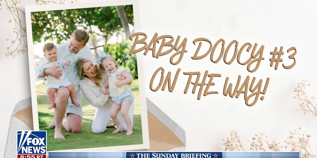 Peter Doocy reveals wife is pregnant with third baby