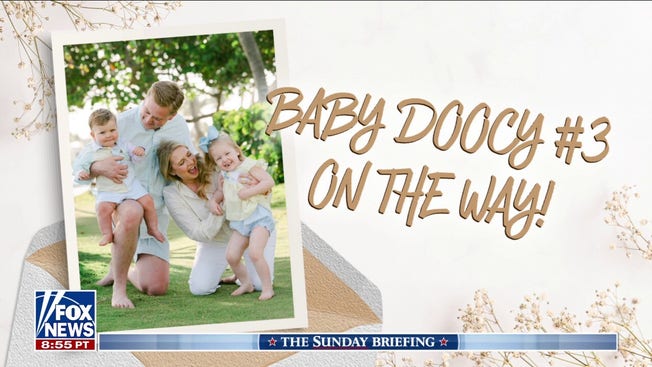 Peter Doocy reveals wife is pregnant with third baby