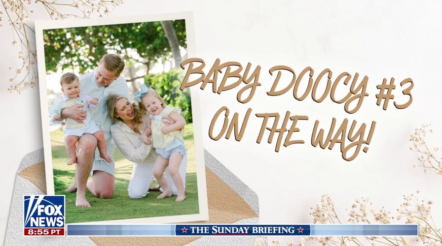 Peter Doocy reveals wife is pregnant with third baby