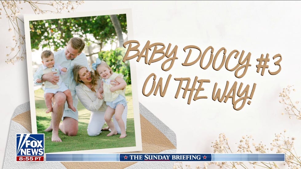 Peter Doocy reveals wife is pregnant with third baby