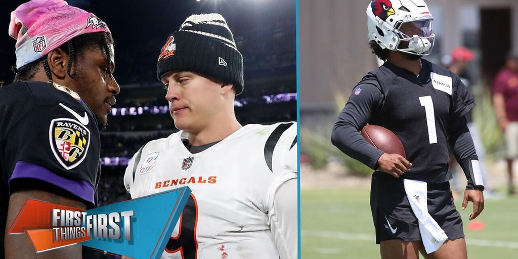 Joe Burrow slips underneath Lamar, Kyler Murray at bottom of Mahomes Mountain | First Things First
