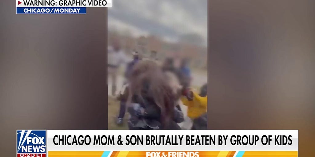 Community outraged after Chicago mom, son brutally attacked by mob of elementary-aged bullies