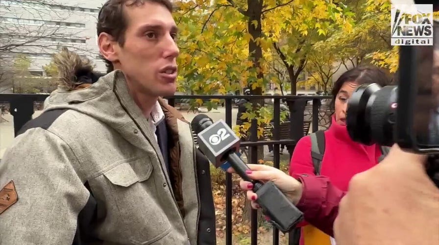 Joseph Borgen addresses the media following the sentencing of Mahmoud Musa