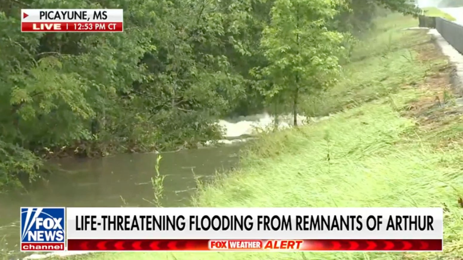 Arthur unleashes life-threatening flooding across Mississippi
