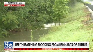 Arthur unleashes life-threatening flooding across Mississippi