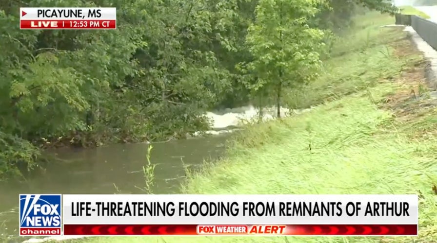 Arthur unleashes life-threatening flooding across Mississippi