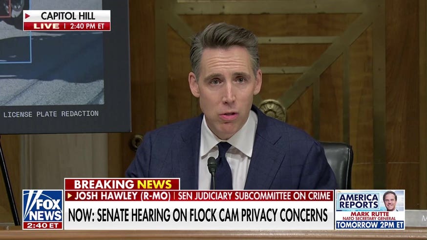 Sen Josh Hawley raises privacy concerns over Flock cameras