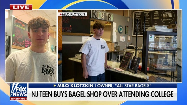 NJ teen opts to buy bagel shop over attending college amid mounting tuition costs