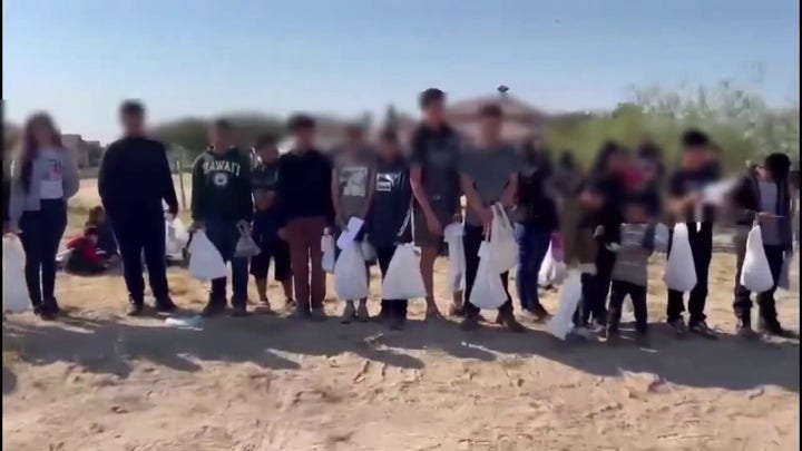 Texas authorities arrest dozens of illegal immigrants, including 25 unaccompanied children.