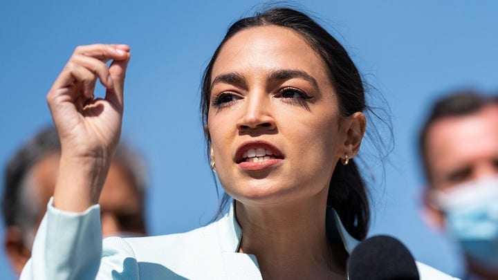 AOC mocks Joe Manchin for wanting $1.5 trillion spending limit