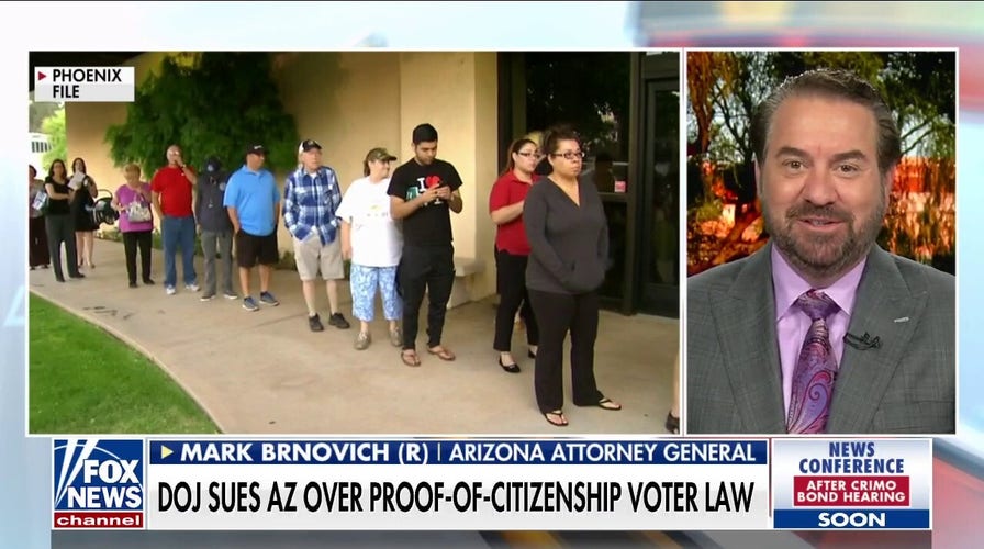 'Height of absurdity' for Biden admin to block Arizona voter law: Brnovich