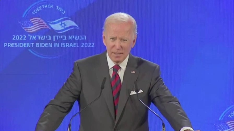 Biden holds press conference in Israel with Prime Minister Yair Lapid 