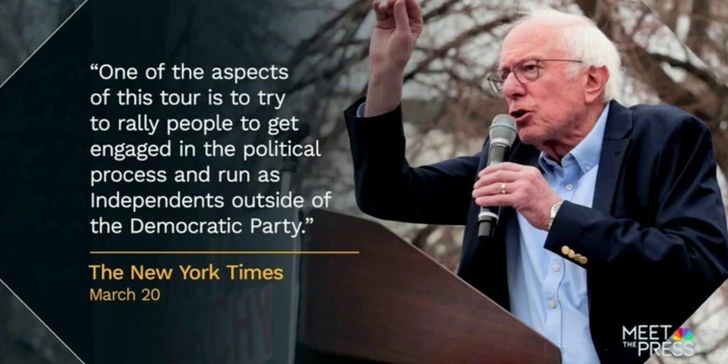 Bernie Sanders says America is like an oligarchy "on steroids"