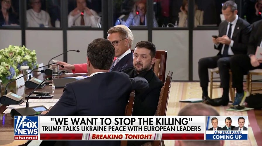 Multilateral meeting between Trump, Zelenskyy and European officials lasts longer than expected