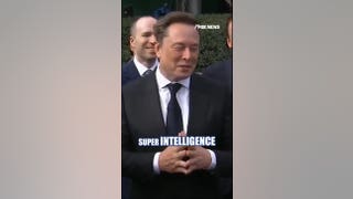Elon Musk JOKES with Trump after AI slip