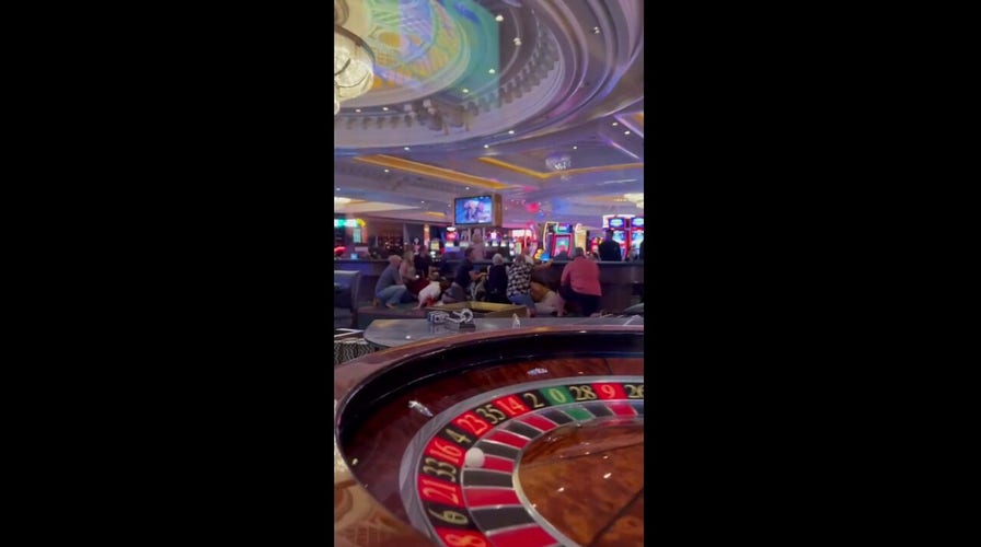 Las Vegas crowds fearing possible gunshots run through casino 