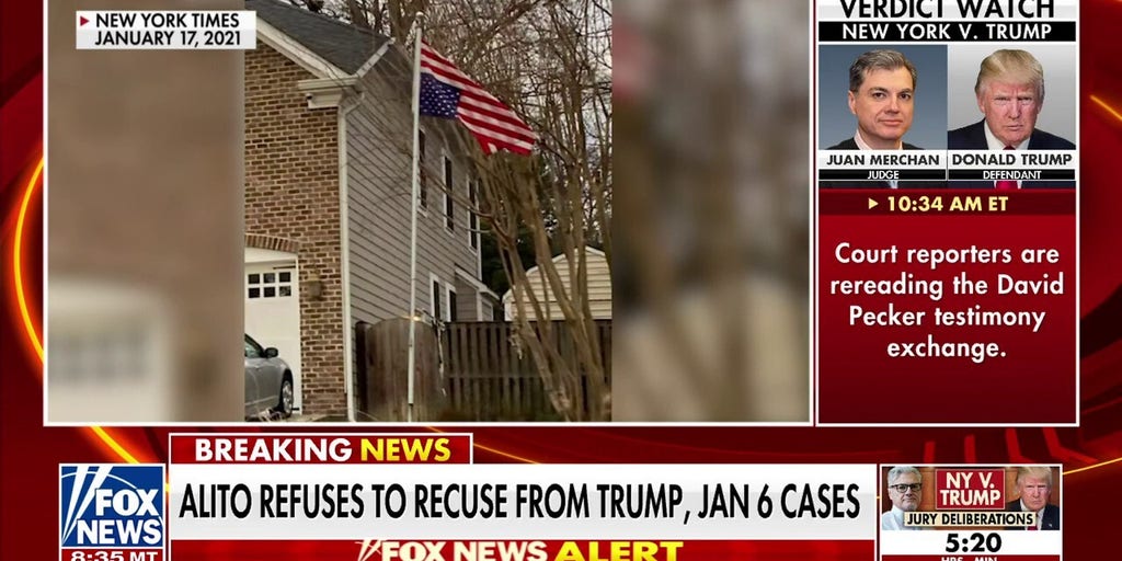 Justice Alito tells Congress he will not recuse himself from Jan. 6, Trump immunity cases