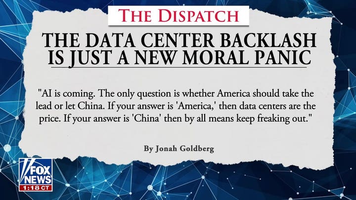 GOP needs ‘better messaging’ on AI data centers: Tomi Lahren