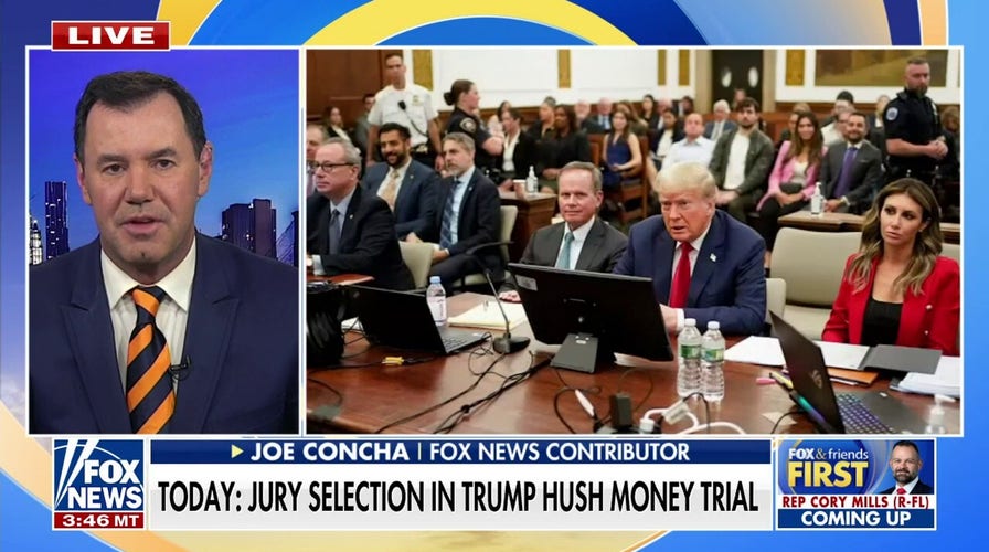 Mainstream media finding Trump 'guilty until proven innocent' in hush money trial: Joe Concha
