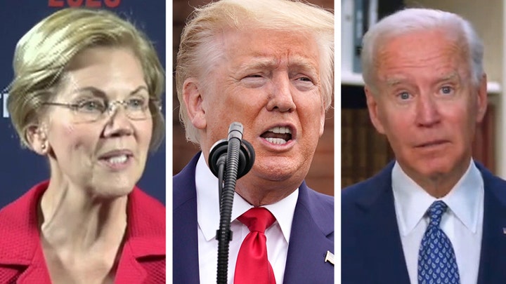 Joe Biden, Elizabeth Warren blast President Trump over response to Minneapolis riots