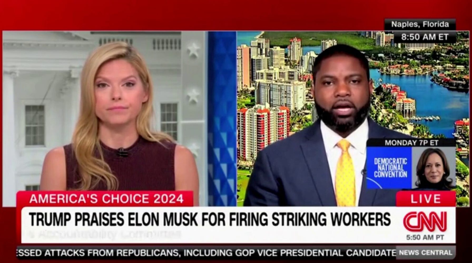 Trump's Musk Admiration Sparks Labor Clash with CNN