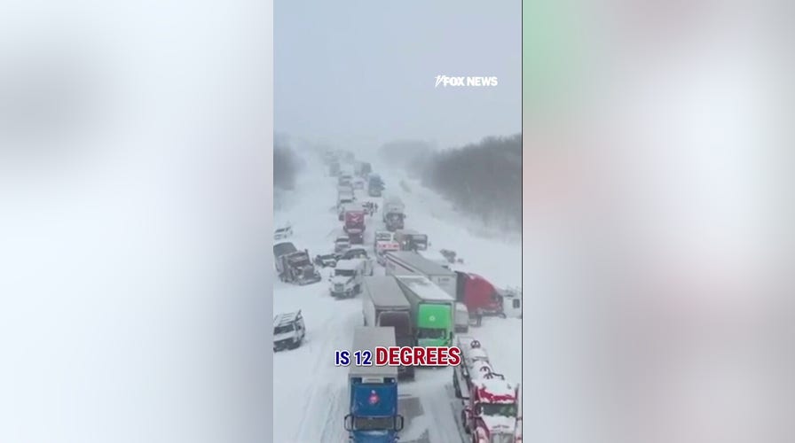 Blizzard triggers MASSIVE 100-car pileup in Michigan