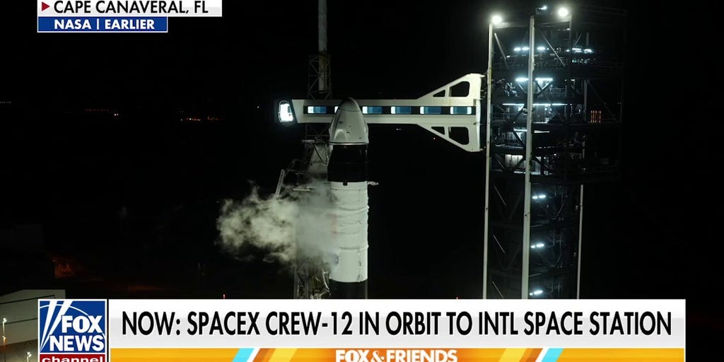 SpaceX Crew-12 launches to international space station | Fox Business Video