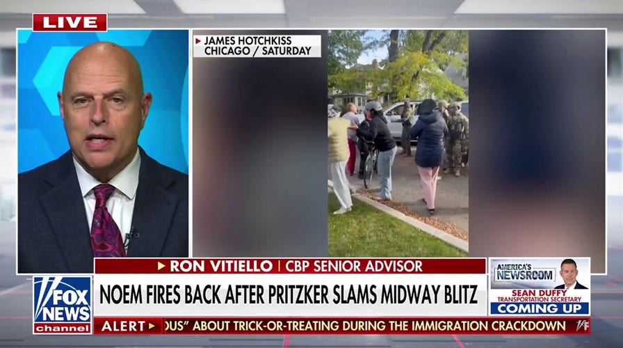 Noem slams Pritzker after request to stop ICE operations on Halloween