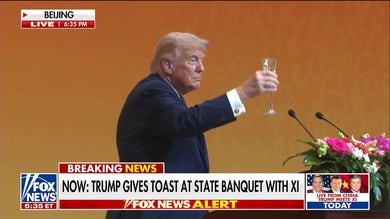 President Trump gives toast at state banquet with Xi Jinping in Beijing