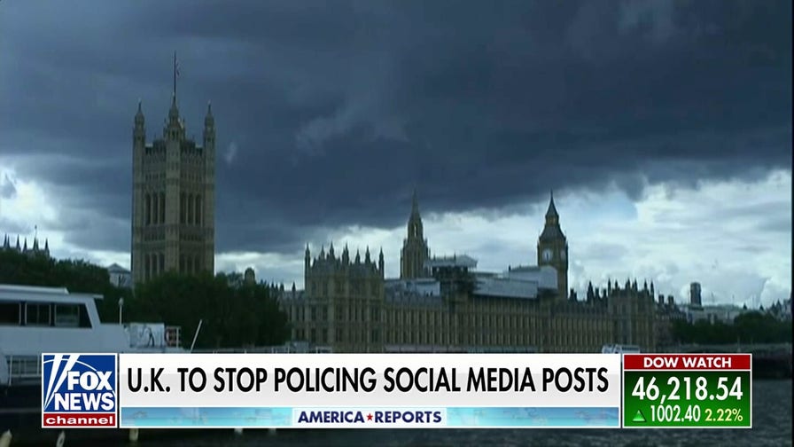 UK scales back policing of social media posts
