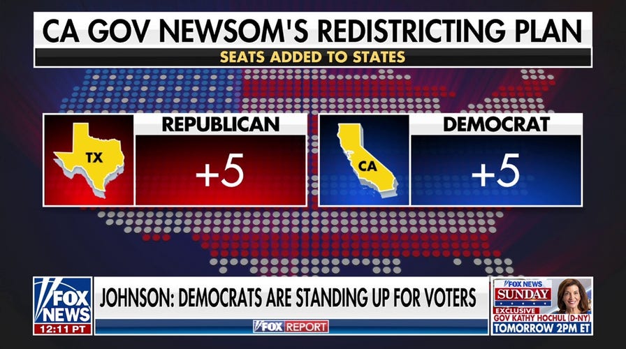 Newsom, California Democrats unveil plan to counteract Texas redistricting efforts