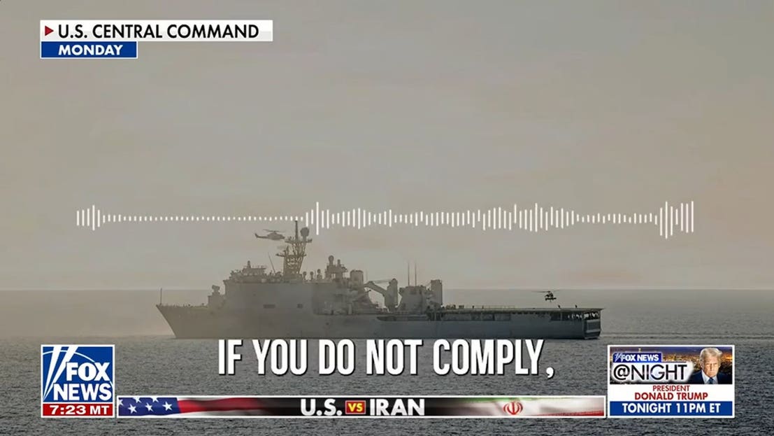 CENTCOM releases tense audio from Iranian blockade in Strait of Hormuz
