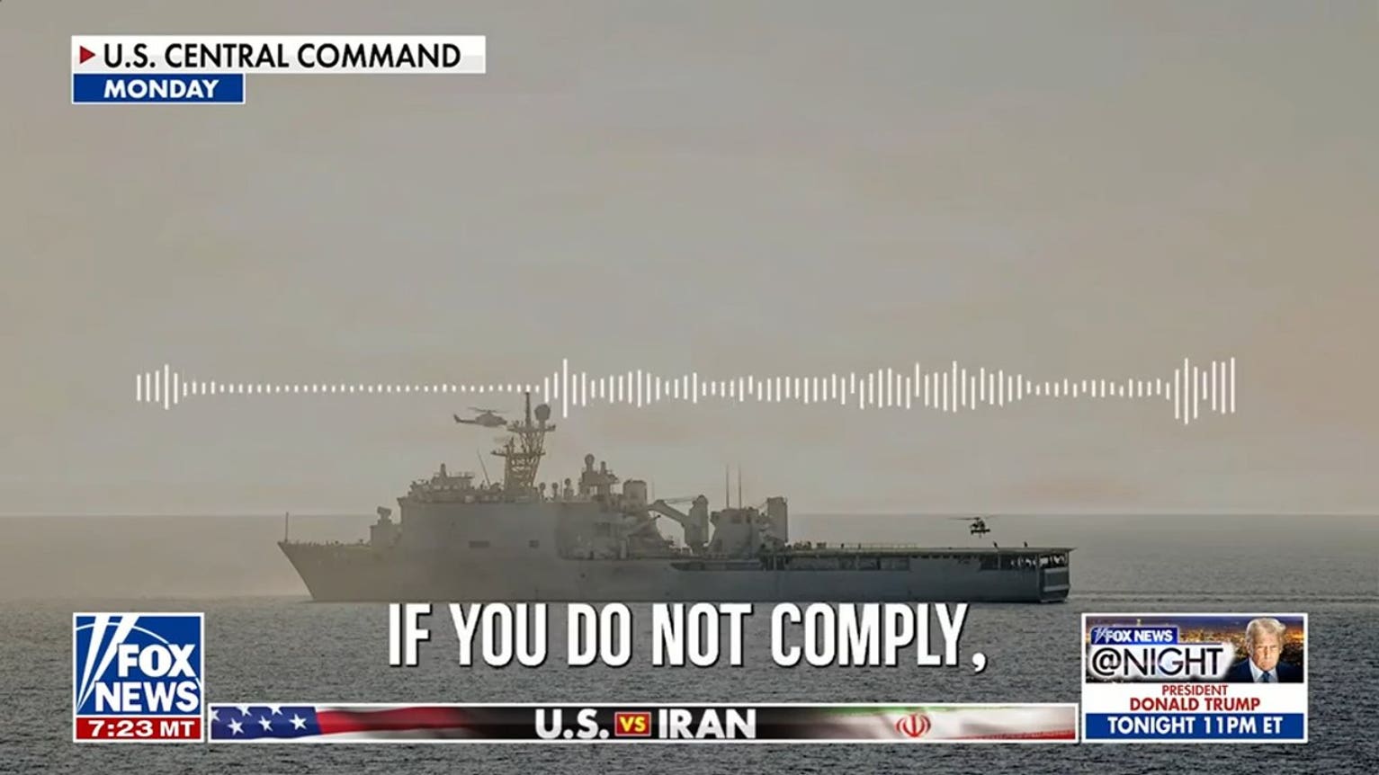 CENTCOM releases tense audio from Iranian blockade in Strait of Hormuz