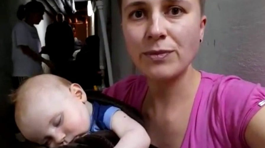 Ukrainian mom pleads for help from bomb shelter: Putin won’t stop, until he’s stopped