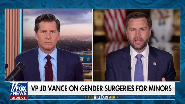 JD Vance says corrupt doctors fueled gender transition 'madness'