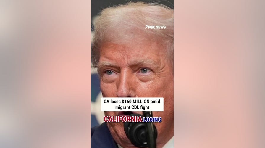 CA loses $160 MILLION amid migrant CDL fight