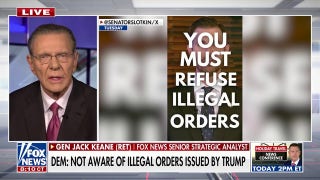 Gen. Keane challenges Dems to 'name one illegal order' by Trump