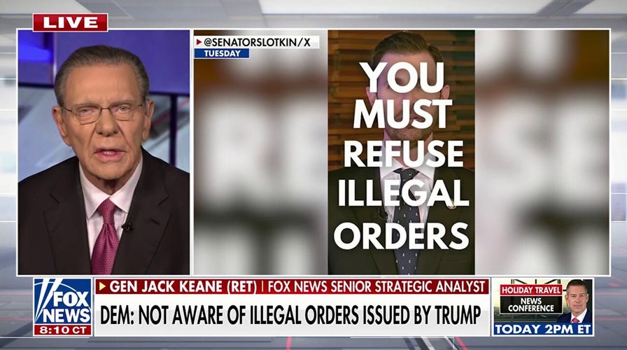 Gen. Keane challenges Dems to 'name 1  amerciable  order' by Trump