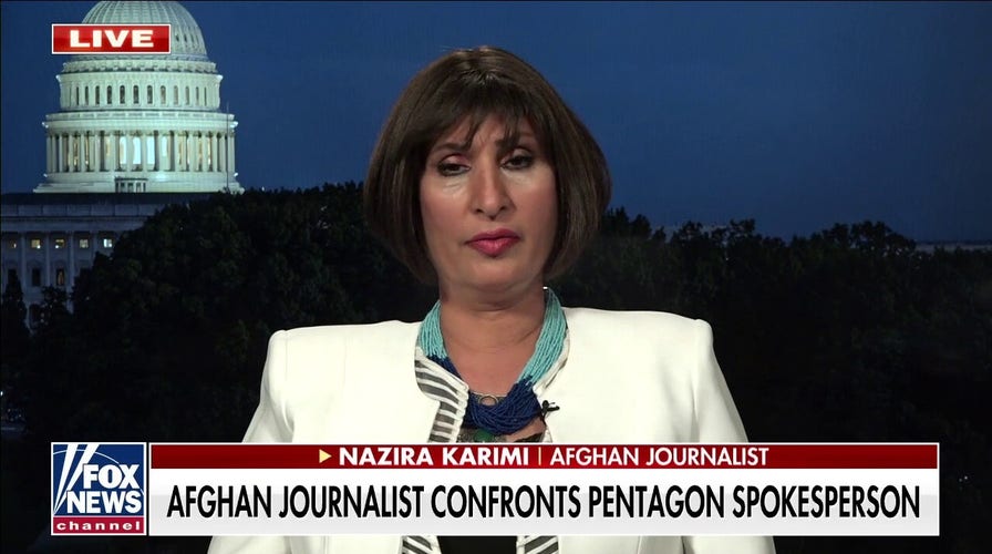 Afghan journalist who pressed Pentagon: US has 'responsibility' to my people