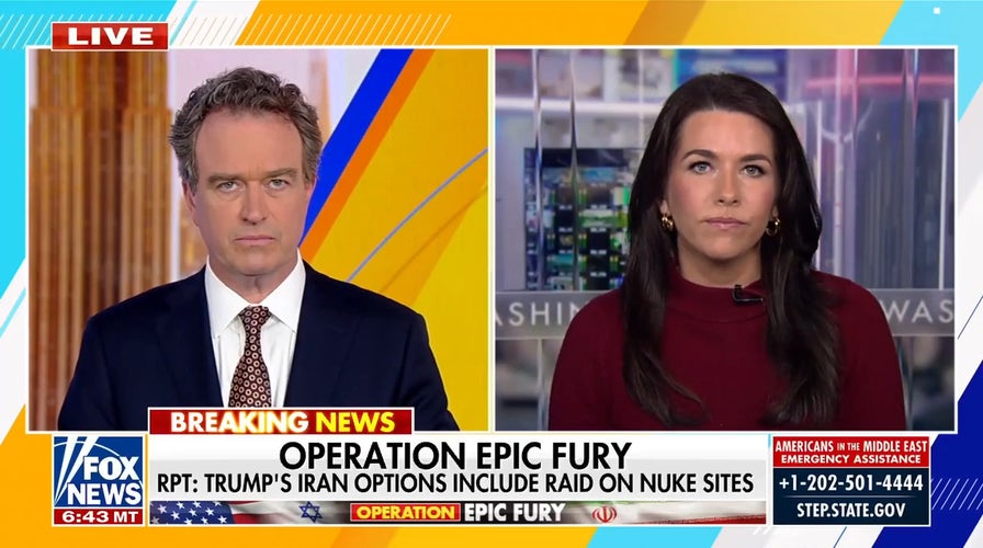 Shelby Talcott discusses Trump's Iran options including nuclear site raids