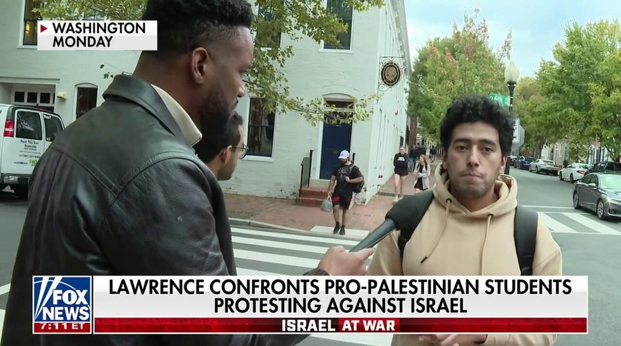 'Truly mystified': Lawrence Jones speaks with anti-Israel Georgetown students