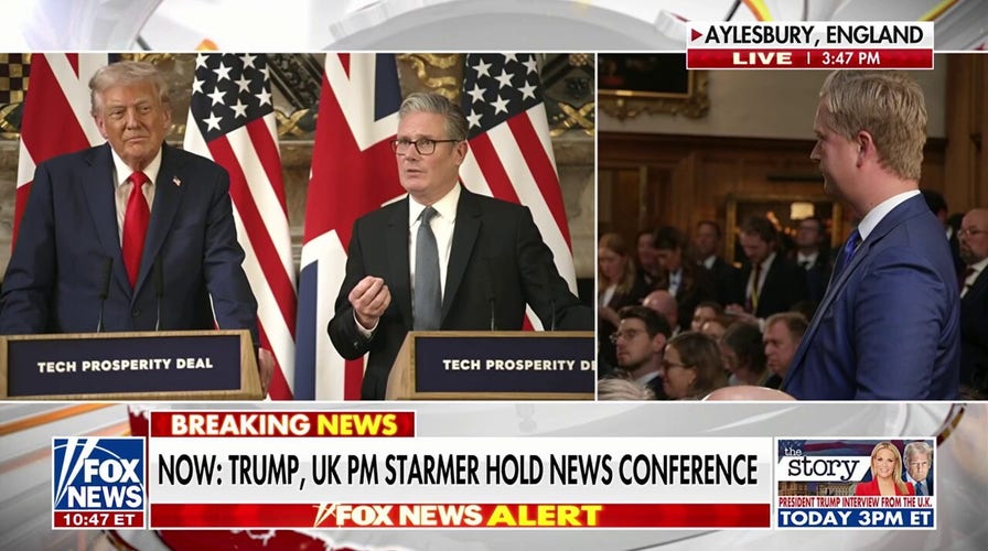 Peter Doocy presses UK prime minister on Palestinian statehood issue