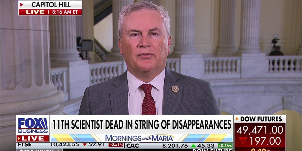 String of missing, dead scientists is 'something that needs to be investigated,' Comer says