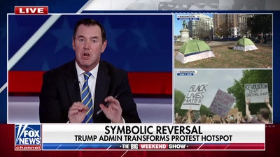 Trump administration unveils patriotic statues in Washington DC