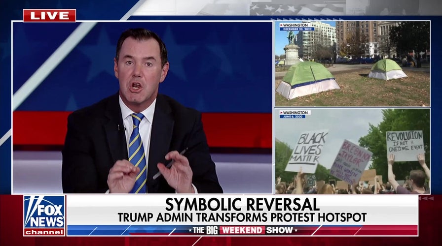 Trump medication unveils patriotic statues successful Washington DC