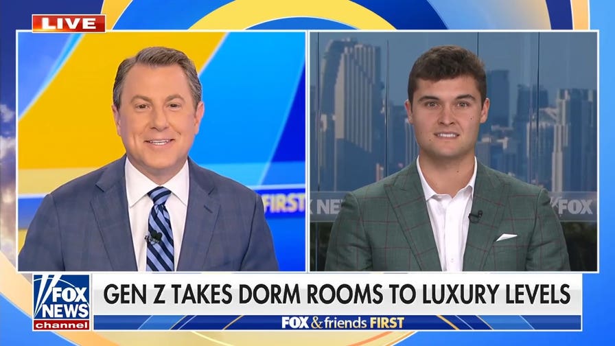Gen Z influencer explains luxury dorm room trend