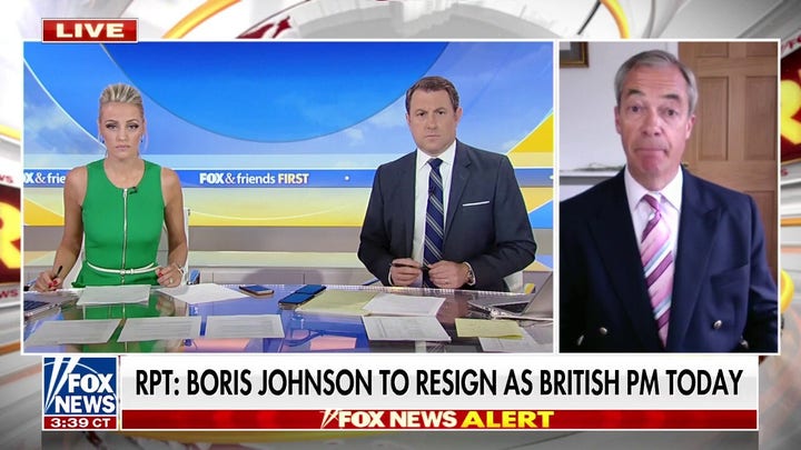 British PM Boris Johnson has 'no choice' but to resign: Farage