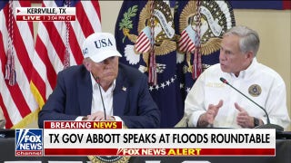 Trump thanks first responders of Texas floods during solemn roundtable