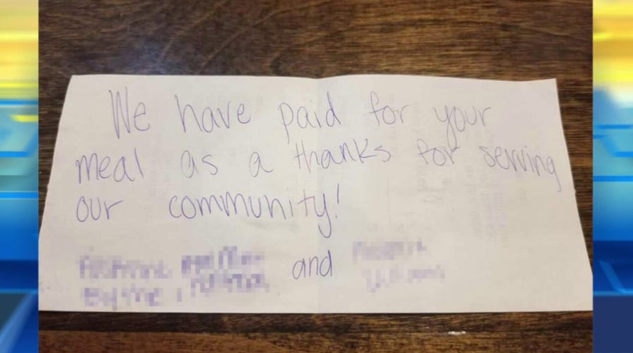 Alabama county deputy moved by teens' random act of kindness